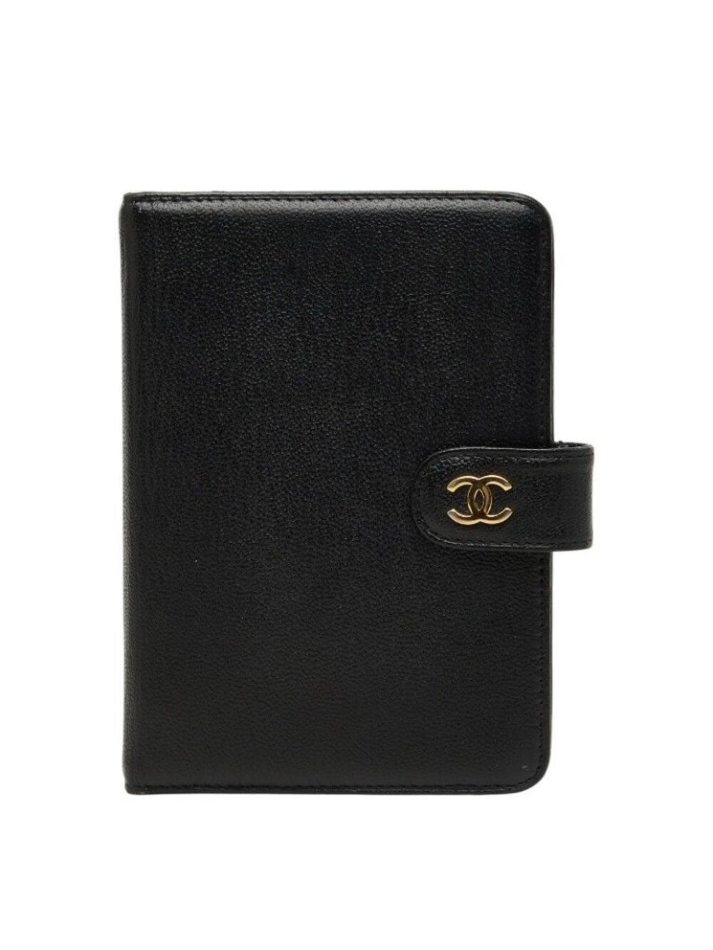Chanel CC Logo Notebook Cover Leather Agenda